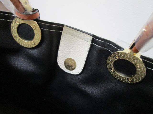 ���g�p ���^�O�t�� �t���[���_�� Fleur KOBE JAPAN 2WAY�n���h�o�b�O 3�� �I�t�z���C�g �^�b�Z���̃`���[���t�� �̎ʐ^8