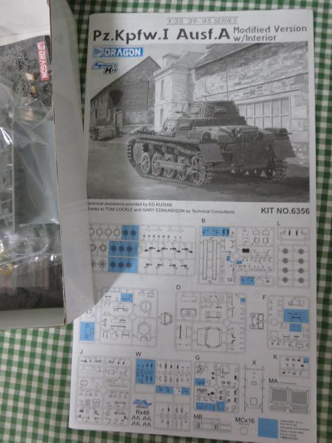 Dragon nZK 6356 1/35 Panzer I Ausf.A Modified Version w/Interior ̎ʐ^2