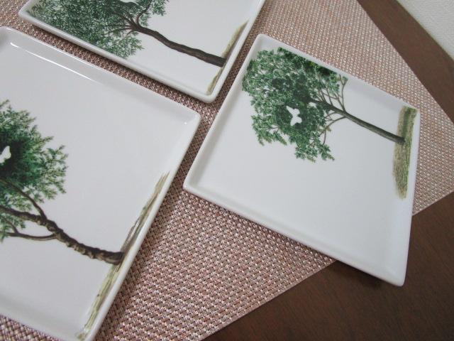 Rosanna ARBORETUM �X�N�G�A�v���[�g DECIDUOUS TREES ���t�� �G�ς�� 3���Z�b�g 16cm ���p�M �̎ʐ^5