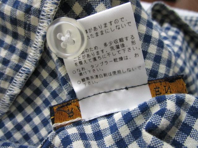 RALPH LAUREN �����t���[���� �R�b�g�� �G�v���� �l�C�r�[�E�M���K���`�F�b�N �����{�� �̎ʐ^7