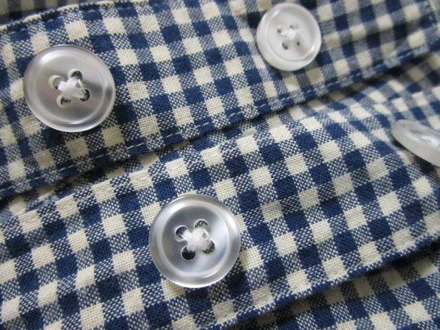 RALPH LAUREN �����t���[���� �R�b�g�� �G�v���� �l�C�r�[�E�M���K���`�F�b�N �����{�� �̎ʐ^8