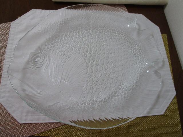 �؂��Y��ȃK���X�v���[�g ���^ ��M 38�~33cm ���N���A�K���X �̎ʐ^1