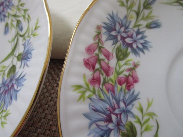 Queen's Rosina China �\�[�T�[�̂� 2���Z�b�g WILD FLOWERS �p���� �̎ʐ^3