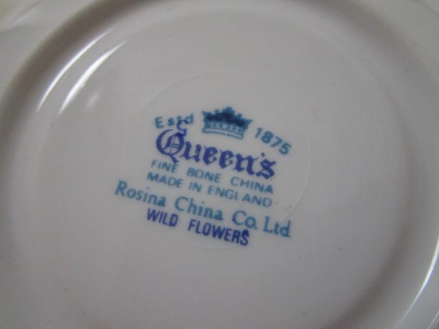 Queen's Rosina China �\�[�T�[�̂� 2���Z�b�g WILD FLOWERS �p���� �̎ʐ^8