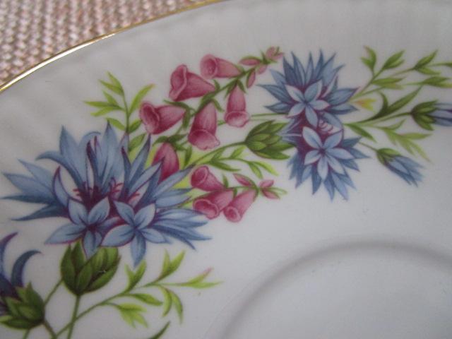 Queen's Rosina China �\�[�T�[�̂� 2���Z�b�g WILD FLOWERS �p���� �̎ʐ^9