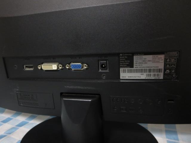 Gateway 23.0C`ChtfBXvC FHX2303L/TFT/1920x1080/VGA,DVI,HDMI ̎ʐ^7