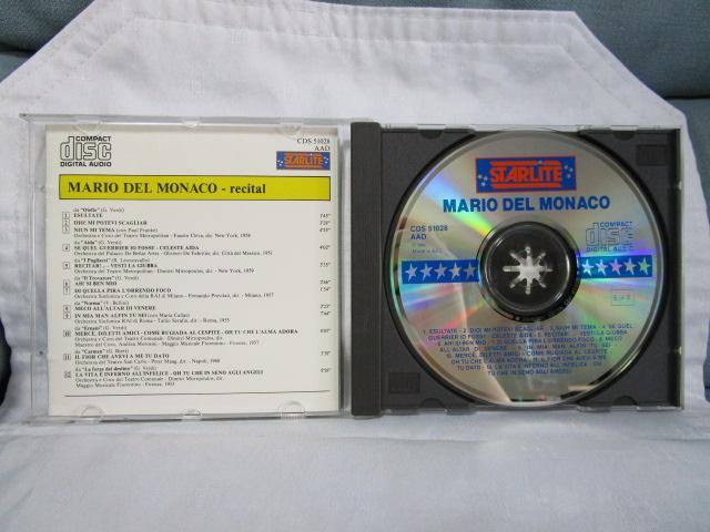 CD MARIO DEL MONACO }IEfEiR recital CDS51028 1990 CO ̎ʐ^4