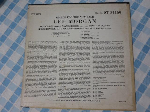 LP Search For The New Land LEE MORGAN BLUE NOTE BST84169 RVG ̎ʐ^2