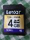 Lexar SD[J[h/SDHC 4GB Class4̃TlC