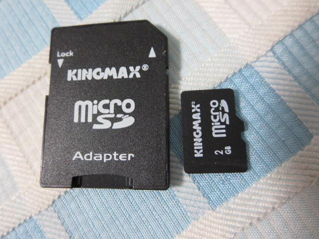 Kingmax microSDJ[h 2GB A_v^t ̎ʐ^1