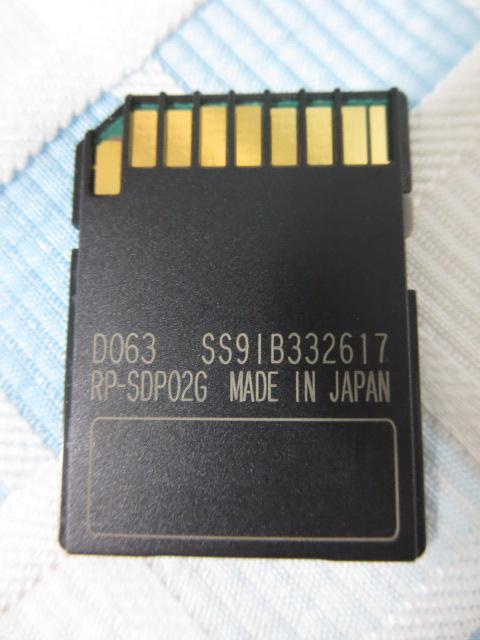 Panasonic SD[J[h 2GB Class4 RP-SDP02G ̎ʐ^2