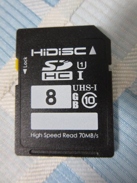 HiDiSC SDJ[h SDHC 8GB Class10 UHS1 ̎ʐ^1