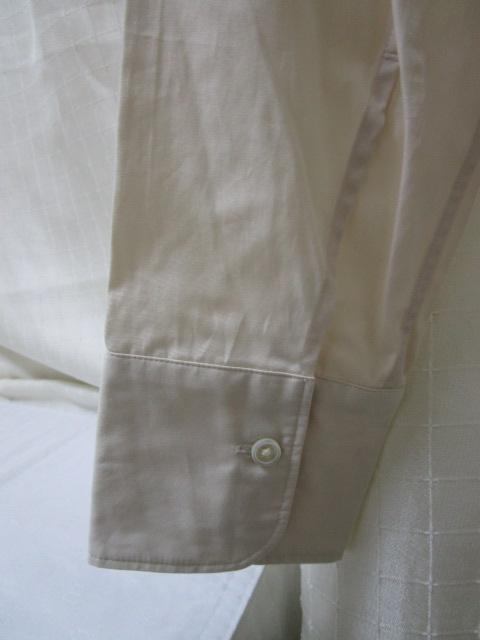 未使用タグ付き ユニクロ+J スーピマコットン オーバーサイズシャツ S 長袖 ナチュラル women の写真6