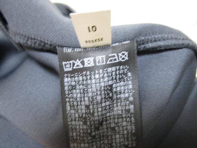 ユニクロ ドライスウェットクルーネックシャツ(長袖) +J Mサイズ DARK GRAY サイドファスナー の写真7