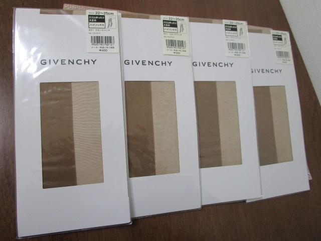 GIVENCHY �W�o���V�[ �n�C�\�b�N�X(�X�g�b�L���O) 22-25cm �r�G���k�~4���Z�b�g ���S���������傫�� �̎ʐ^1