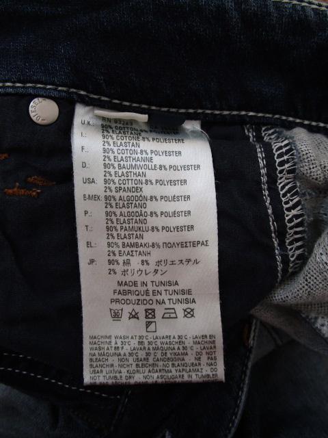 �f�B�[�[�� DIESEL fayza �f�j�� �X�E�F�b�g �_���[�W���H 23 ��S�T�C�Y���� �̎ʐ^8