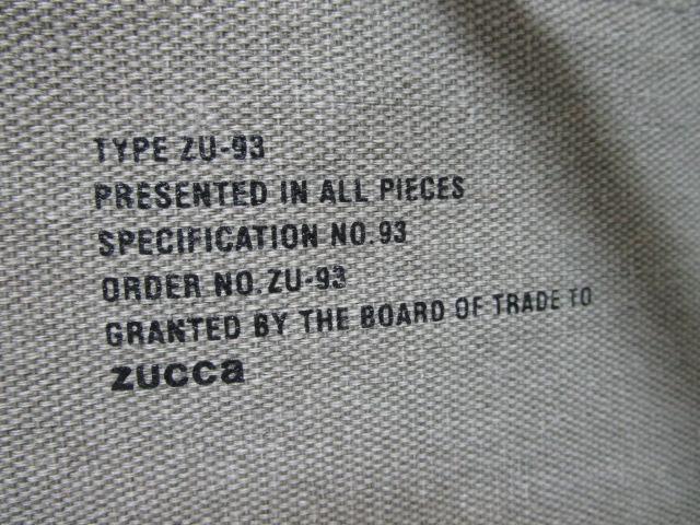 ZUCCa ズッカ 帆布 ショルダーバッグ サコッシュ サンドカラー の写真3