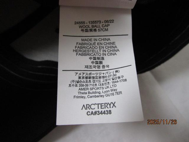 ARC'TERYX A[NeNX Wool Ball Cap E[Lbv o[hShJ  57cm ̎ʐ^8