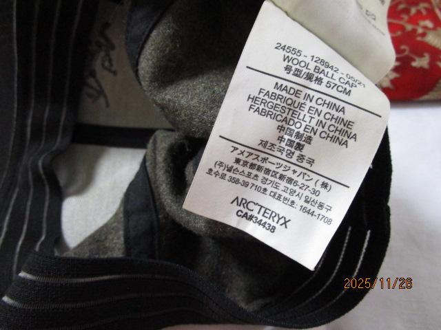  ARC'TERYX A[NeNX Wool Ball Cap E[Lbv o[hShJ J[L 57cm ̎ʐ^9
