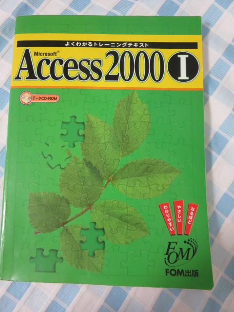 Microsoft Access 2000 (1) (悭킩g[jOeLXg) _ Gq ̎ʐ^1