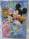 ミッキーマウス グラスアーティスト ジグソーパズルプチ 204ピースのり付け完成品/ディズニー/やのまん の写真1