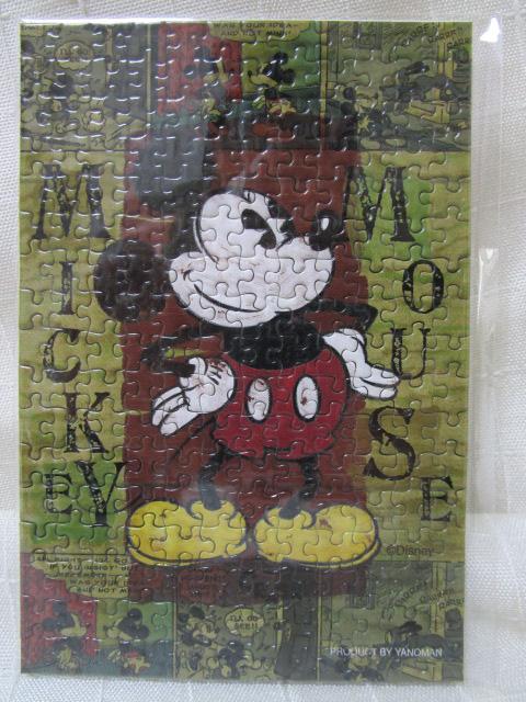 ミッキーマウス オールドコミック ジグソーパズルプチ 204ピースのり付け完成品/ディズニー/やのまん の写真1