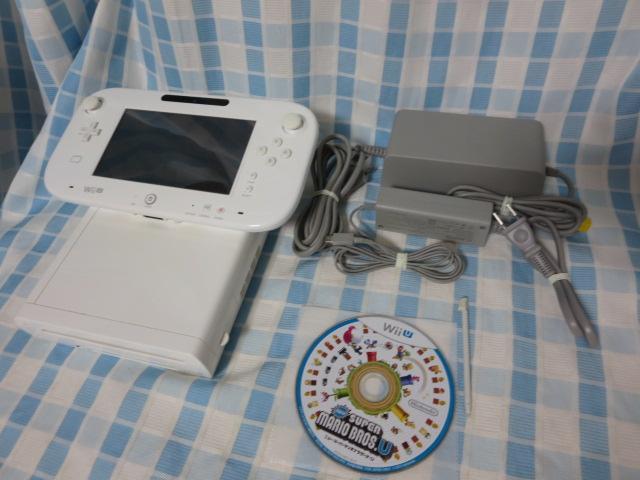 Wii U �X�v���g�D�[���Z�b�g �� 32GB �����ɗV�ׂ�Z�b�g+New�X�[�p�[�}���I�u���U�[�YU ���m�������ς� �̎ʐ^1