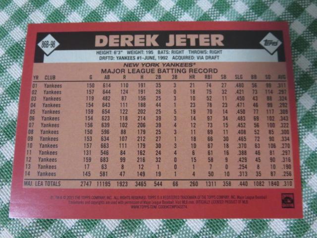 2021 Topps Series 1 70th Anniversary Patch Card Derek Jeter #70LP-DJ &܂ ̎ʐ^5