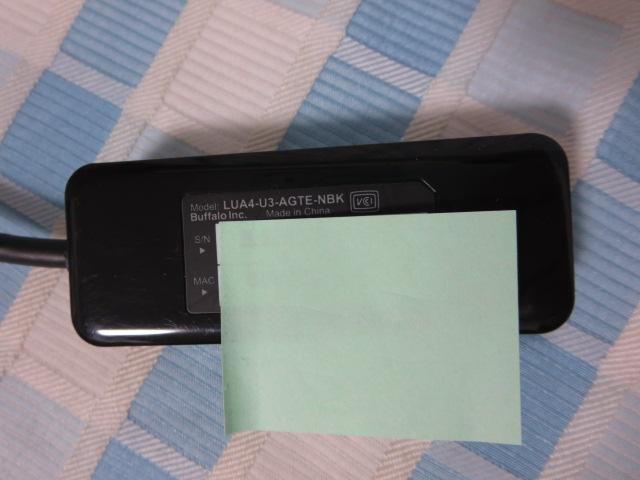 BUFFALO �o�b�t�@���[ GIGA�Ή� �L��LAN�A�_�v�^�[ USB3.0 LUA4-U3-AGTE-NBK �̎ʐ^3