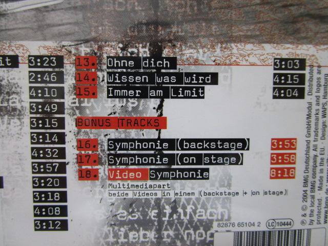 CD SILBERMOND Wo[g verschwende deine zeit A(hCc) ̎ʐ^6