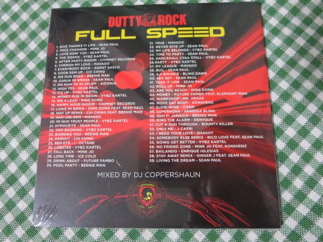CD DUTTY ROCK FULL SPEED Mixtape /SEANPAUL/DJ COPPERSHAUN ̎ʐ^2