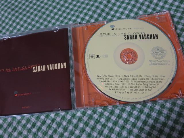 CD Jazz Signatures Send in the Clowns: Very B.O. SARAH VAUGHAN ̎ʐ^3
