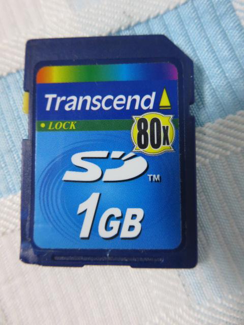 Transcend SDJ[h 80x 1GB ̎ʐ^1