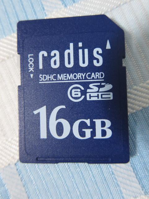 radius SDHCJ[h 16GB Class6 ̎ʐ^1