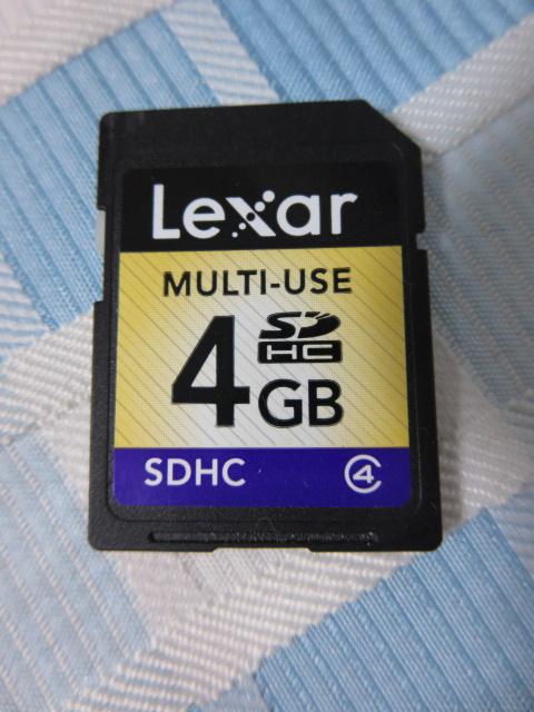 Lexar SD[J[h/SDHC 4GB Class4 ̎ʐ^1