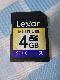 Lexar SD[J[h/SDHC 4GB Class4 ̎ʐ^1