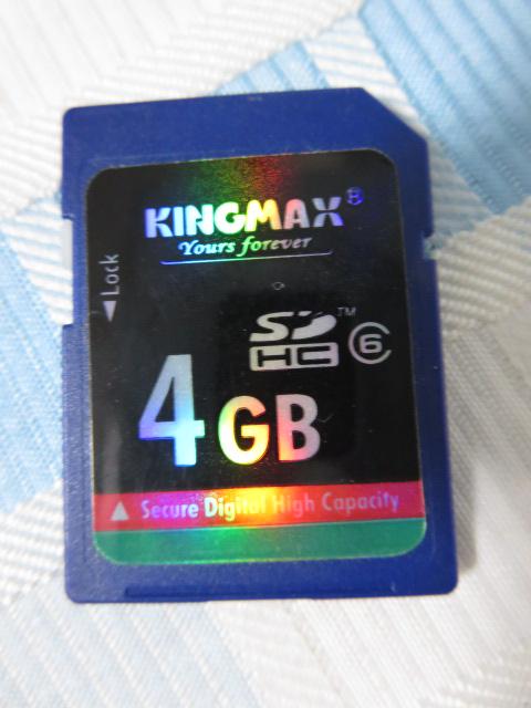 KINGMAX SD[J[h/SDHC 4GB Class6 ̎ʐ^1