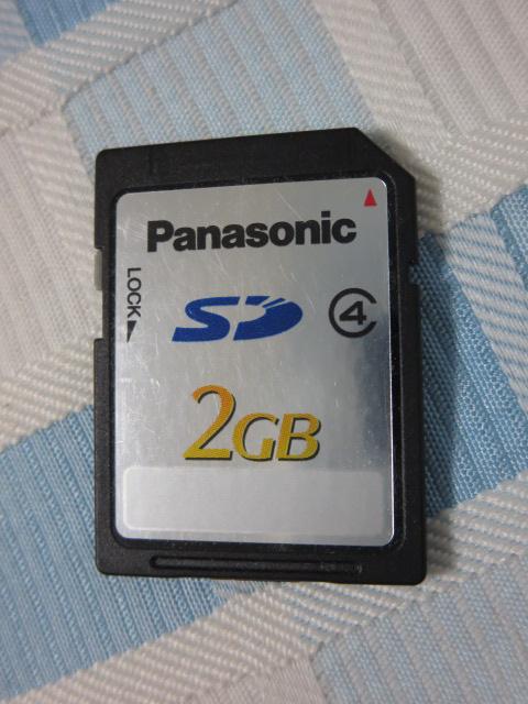 Panasonic SD[J[h 2GB Class4 RP-SDP02G ̎ʐ^1