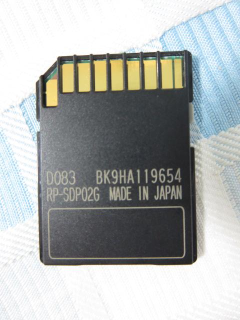 Panasonic SD[J[h 2GB Class4 RP-SDP02G ̎ʐ^2