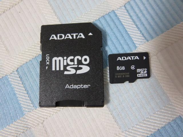 ADATA microSD[J[h 8GB Class4/A_v^t ̎ʐ^1